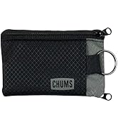 Chums Surfshorts Wallet - Lightweight Zippered Minimalist Wallet with Clear ID Window - Water Res...