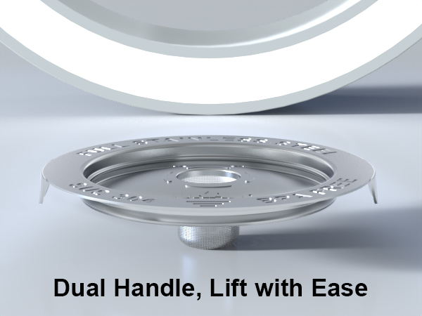 NUKALO Stainless Steel coffee pods Dual Handle design