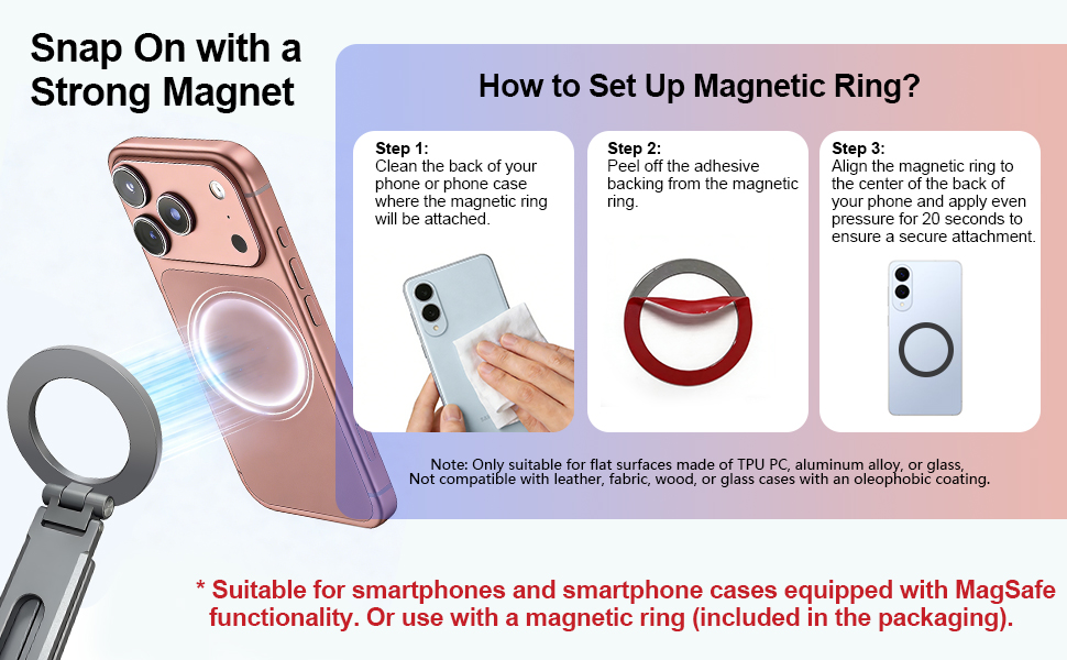 magnetic phone tripod