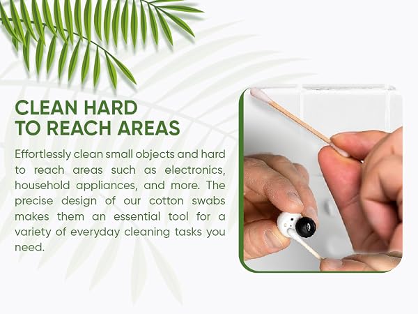cotton swabs for ears, ear swabs, cotton buds, cotton swabs long wooden sticks, bamboo cotton swabs