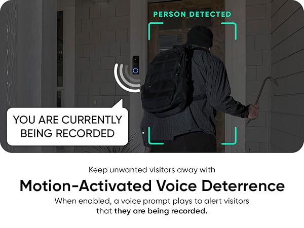 Wyze Duo Cam Doorbell Deterrence