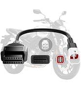 OBD2 Adapter Cable for Yamaha, Honda Motorcycle OBD Diagnostic Cable 4Pin to 16Pin