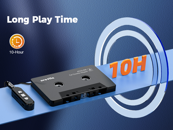 Bluetooth Receiver Kit for Cassette to Aux Adapter