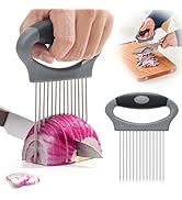 Onion Slicer Holder PRO | Onion Cutter | Holder for Slicing | Lemon Vegetable Cutter for Potato a...