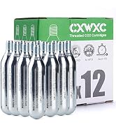 CXWXC 16g Threaded CO2 Cartridges for Bike Tires - Cartridge for CO2 Inflator with Threaded Conne...