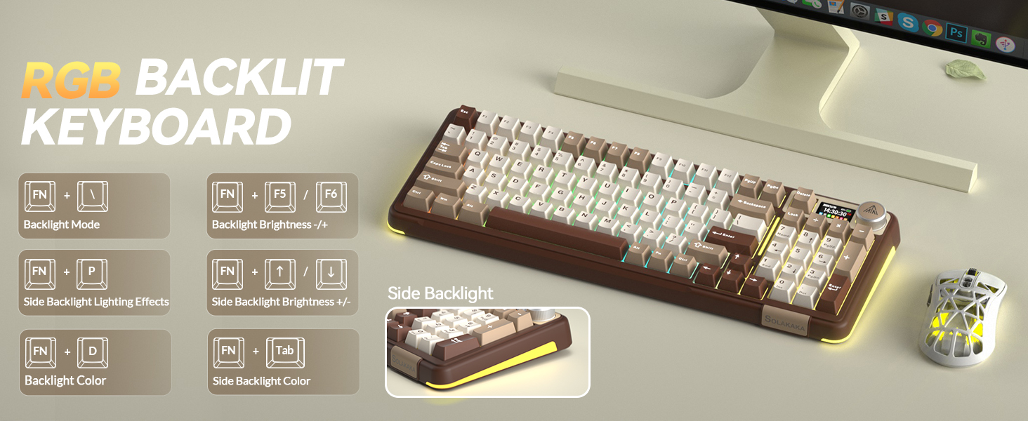 light up keyboard wireless