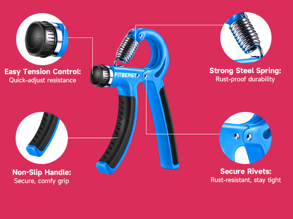 FitBeast Hand Grip Strengthener Workout Kit