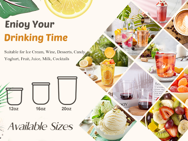 Clear Plastic Cups Disposable Wine Cups