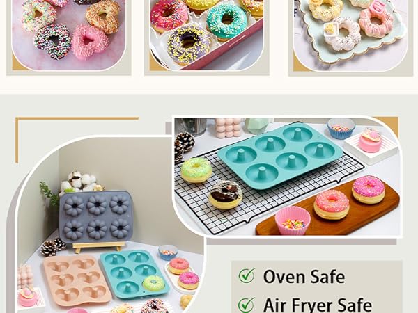 silicone donut pans for baking
