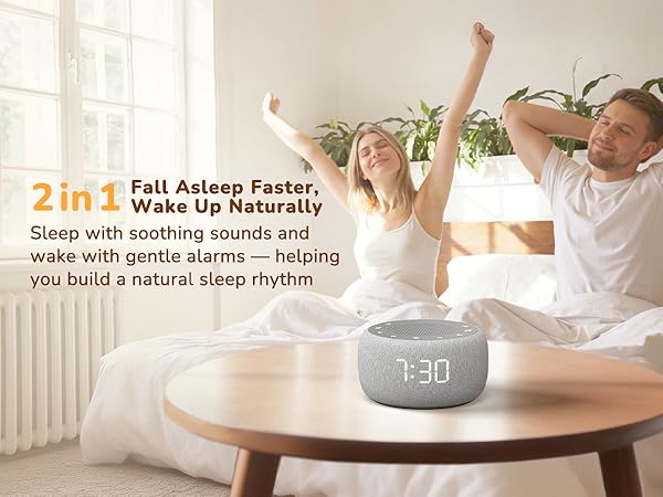 2 in 1 — Fall Asleep Faster, Wake Up Naturally