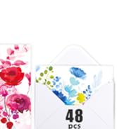 Watercolor Flowers Greeting Cards