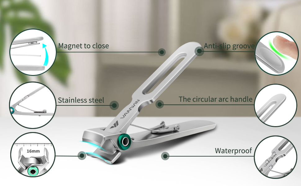 VANWIN Nail Clippers for Thick Nails