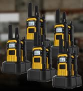 Retevis RB48 Heavy Duty Waterproof Walkie Talkies, Long Range Rechargeable Two Way Radios, Advanc...