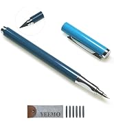 YEEMO 2-in-1 Fountain Pen & Infinite Pencil – Dual-End Pen with 0.38 mm Extra Fine Nib, Converter...