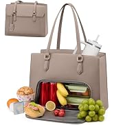 LOVEVOOK Laptop Bag for Women, 15.6 Inch Work Tote Computer Bag With Large Cup Holder