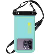 Razobws Floating Waterproof Phone Pouch - Floatable Water Proof Cell Phone Dry Bag with Two-Hook ...