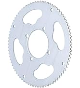 Qiilu 80T 25H Sprocket T8F Sprocket Steel 54Mm 80 Teeth 25H Rear Chain Sprocket for 47Cc 49Cc Dir...