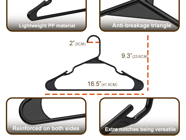 Hangers for Adult Coat, Suit, Shirt, Dress