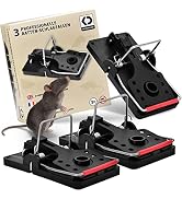 Köder-Discount: Reusable Mouse & Rat Snap Trap Bait Station, Mice Strike Trap Made of Sturdy Plas...