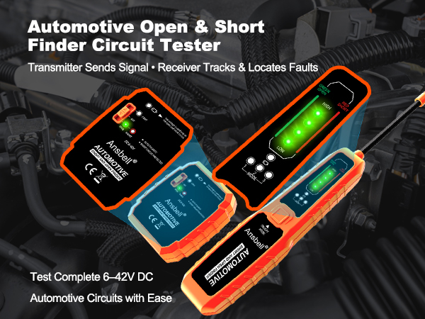 AutomotiveOpen & Short Finder Circuit Tester