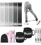 Ankle Resistance Bands with Cuffs &Booty Bands Set,Ankle Straps for Cable Machines for Leg,Booty,...