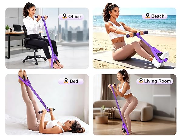 resistance bands with pedals