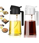Arsatbs oil sprayer for cooking 16oz/470ml 2 in 1 oil dispenser and oil sprayer,olive oil dispens...
