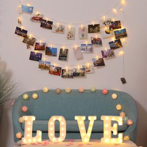 clip string light