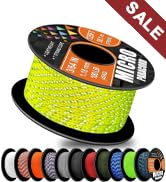 WEREWOLVES 1.18mm Micro Paracord – 125ft (38m) Lightweight Survival Cord,Thin Braided Rope for Su...