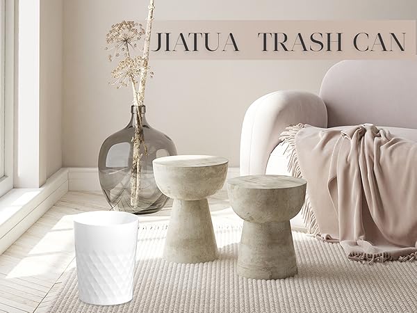 JiatuA 3 Pack Small Trash Can with Trash Bags