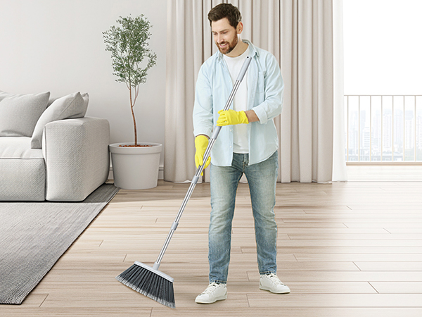 man broom
