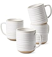 LE TAUCI Coffee Mugs 12 oz, Ceramic Mug Set, Housewarming Wedding Present, Coffee Cups for Latte,...