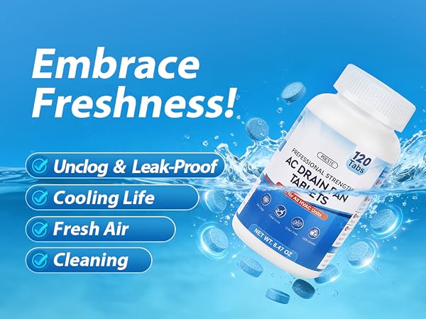 hvac drain line cleaner tablets