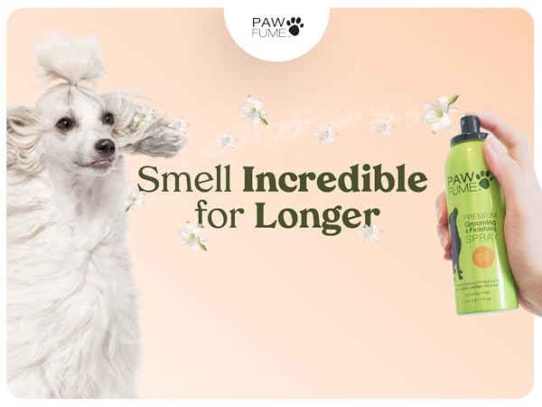 pawfume grooming spray show dog