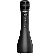 TAKSTAR 2-in-1 Bluetooth Microphone with Speaker, DA10 II 15W Wireless Handheld Mic with LED Disp...