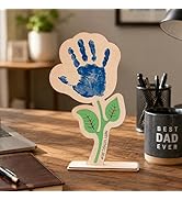 Fathers Day Crafts from Kids - Custom Handprint Set 3, Personalized Best Dad Ever Handprint Kit F...