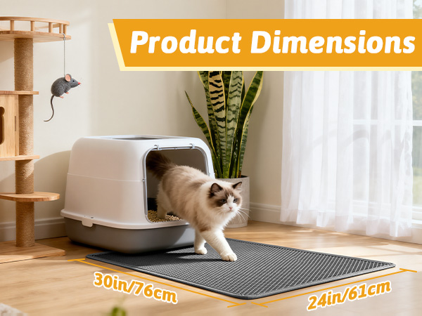 cat mat for litter box