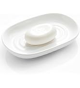 OTHIX Ceramic Soap Dish with Unique Marble Texture, Decorative Bar Soap Holder for Bathroom and K...