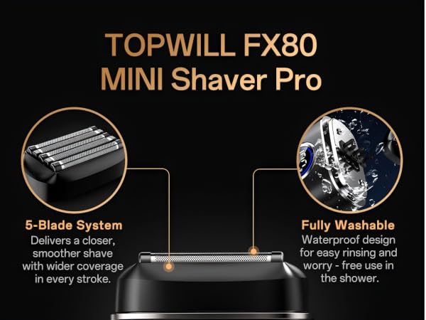 5-Blade System Delivers a closer, smoother shave with wider coverage in every stroke.