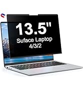 LUSA DESIGN Magnetic Privacy Screen for 13.5 Inch Microsoft Surface Laptop 4/3/2, Removable Anti ...