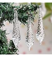Indian Shelf 20 Pieces Chandelier Icicle Crystal Prisms | Chandelier Replacement Parts | Clear Ch...
