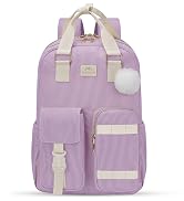 MATEIN Cute School Backpack for Teens Girls, 15.6 Inch Kawaii College Backpack Corduroy Computer ...