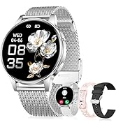 Smart Watches for Women, 1.27" Fitness Watch with Bluetooth Make & Answer Calls,24H Heart Rate/Sp...