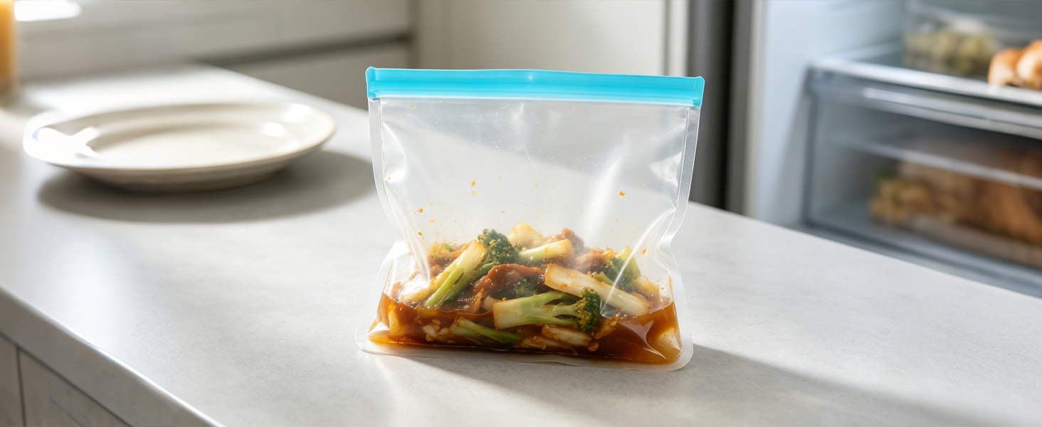 Reusable food bags for Leftover Storage