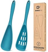 Pack of 2 Cooking Spoons for Non Stick Cookware, Multifunction Spatula Spoon BPA-Free, One-Piece ...