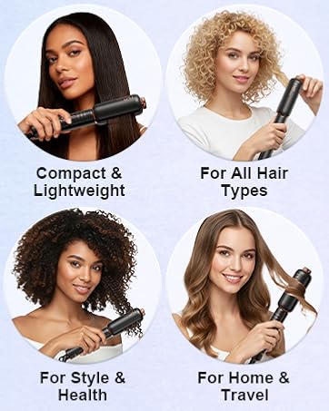FMZ beauty 4 in 1 PROFESSIONAL and POWERFUL Straightener, Crimper and Curling lron