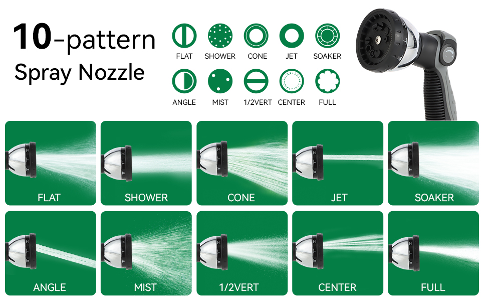 10-pattern spray nozzle