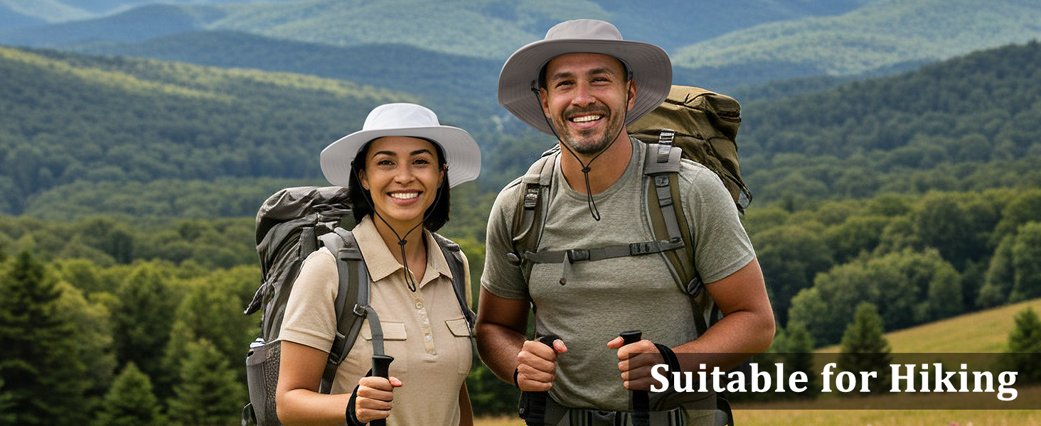UV Protection Bucket Hat for women and men hiking, walking, camping