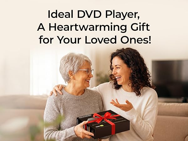 Ideal DVD Player,A HeartwarmingGift for your LovedOnes!