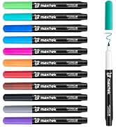 maxtek Dry Erase Markers, 0.7mm Ultra Fine Tip, Low Odor, 12 Count